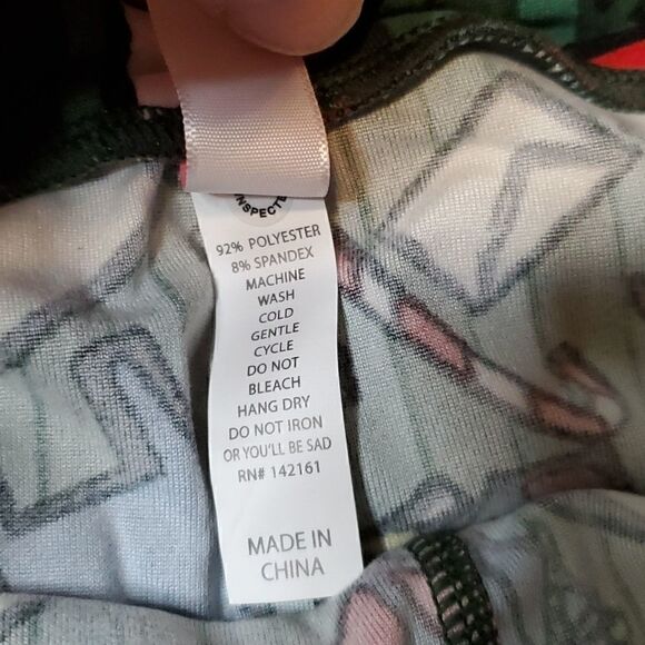 LULAROE Kids Christmas/Holiday Leggings - L/XL - Picture 5 of 6